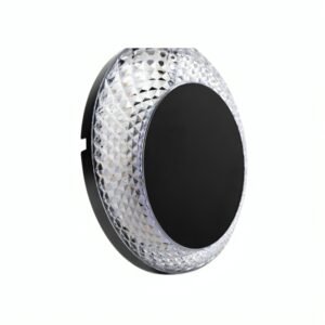 أبليك جداري LED خارجي/داخلي بتصميم بيضاوي وتأثير الكريستال - موديل TRM-PC42-2