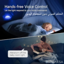 مفتاح إضاءة حائط ذكي بخاصية واي فاي (4 مفاتيح، لون أسود) - Smart Home