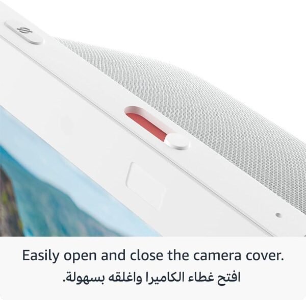 ⁦جهاز Echo Show 8 الجديد كليًا _ الجيل الثالث (إصدار 2023) بشاشة لمس ذكية عالية الدقة وصوت مكاني وموزّع المنزل الذكي مع أليكسا _ اللون فحمي - Smart Home⁩ - الصورة ⁦4⁩