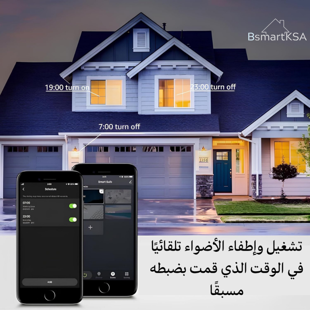 مفتاح إضاءة حائط ذكي بخاصية واي فاي (2 مفتاح، لون أسود) - Smart Home - الصورة 6