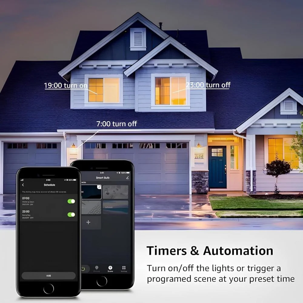 مفتاح إضاءة حائط ذكي بخاصية واي فاي (3 مفاتيح، لون رمادي) - Smart Home - الصورة 2