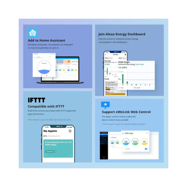 ⁦مفتاح عداد الطاقة الذكي POW Origin (إصدار ترقية POWR2)⁩ - الصورة ⁦4⁩