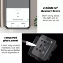مقبس ذكي واي فاي مع منفذي USB – أبيض - Smart Home