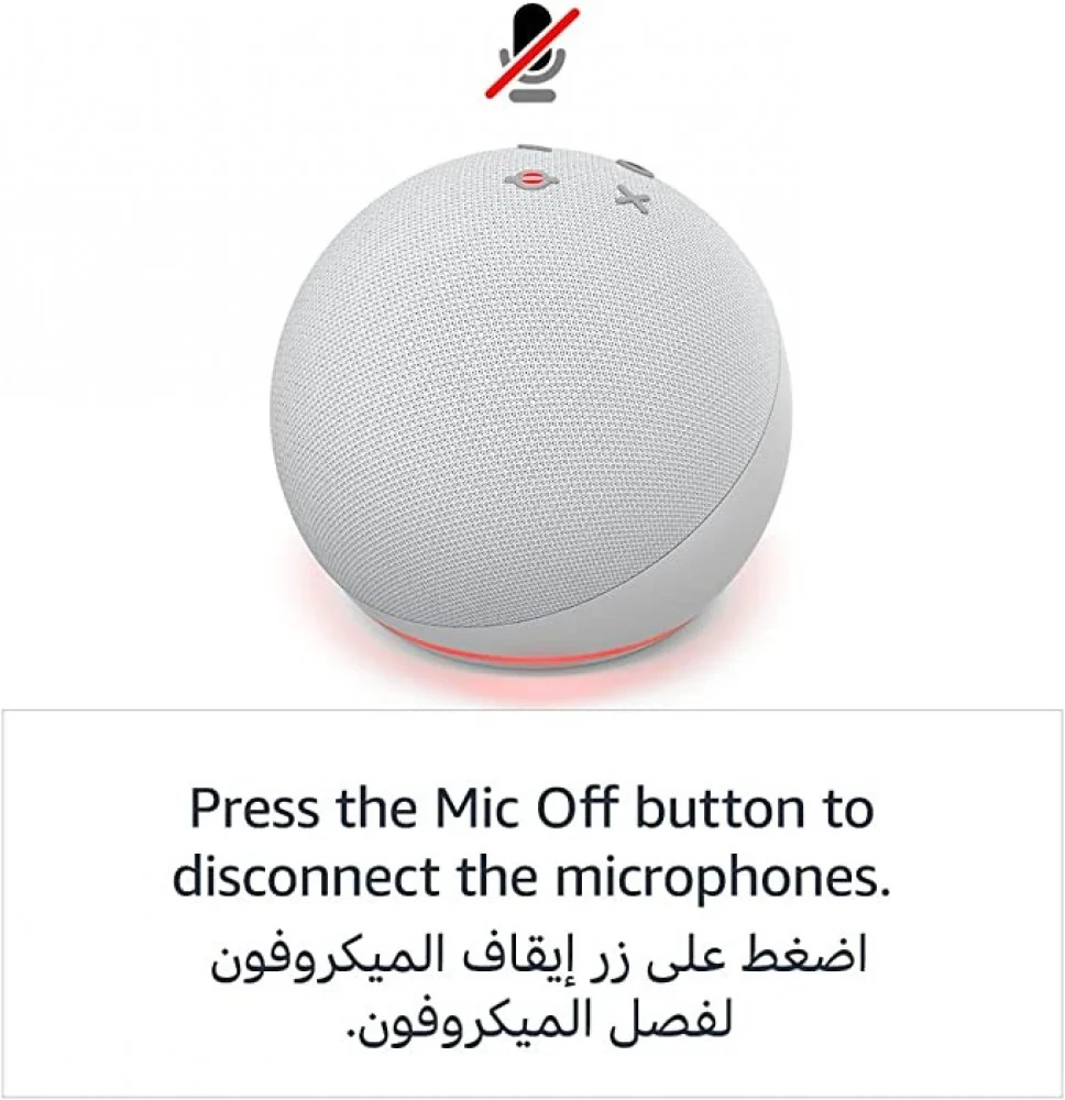 Echo Dot (الجيل الخامس) _ سماعة بلوتوث ذكية مع أليكسا _ استخدم صوتك للتحكم بالأجهزة المنزلية الذكية - Smart Home - الصورة 6