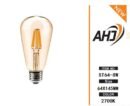 لمبة ليد (LED) على شكل كمثرى عتيقة ST64، بقوة 8 واط، لون أصفر دافئ 2700K