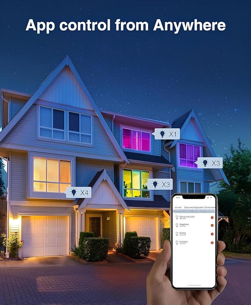 مفتاح إضاءة حائط ذكي بخاصية واي فاي (مفتاح 1، لون ذهبي) - Smart Home - الصورة 6