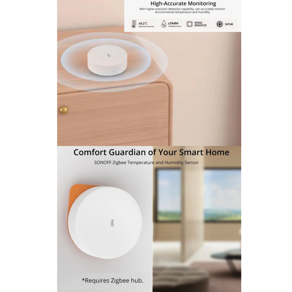 مستشعر درجة الحرارة والرطوبة | SNZB-02P{Zigbee } - الصورة 7