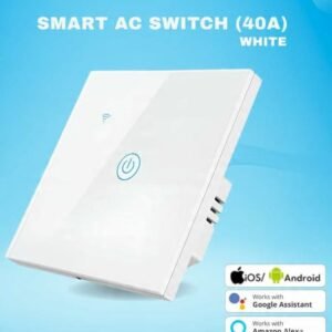 مفتاح مكيف ذكي بخاصية واي فاي (40 أمبير، لون أبيض) - Smart Home