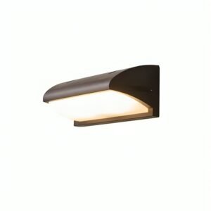 أبليك جداري LED خارجي بإضاءة سفلية وتصميم مقوس - موديل TRM-PC24-8