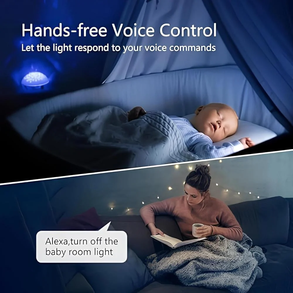 مفتاح إضاءة حائط ذكي بخاصية واي فاي (4 مفاتيح، لون رمادي) - Smart Home - الصورة 7