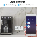 مقبس ذكي واي فاي – بمنفذين USB ومخرج بريطاني (أسود) - Smart Home