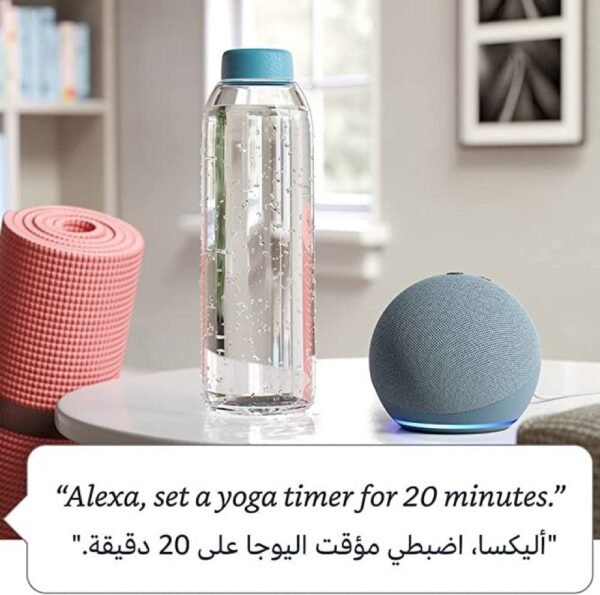 ⁦Echo Dot (الجيل الخامس) _ سماعة بلوتوث ذكية مع أليكسا _ استخدم صوتك للتحكم بالأجهزة المنزلية الذكية - Smart Home⁩ - الصورة ⁦5⁩